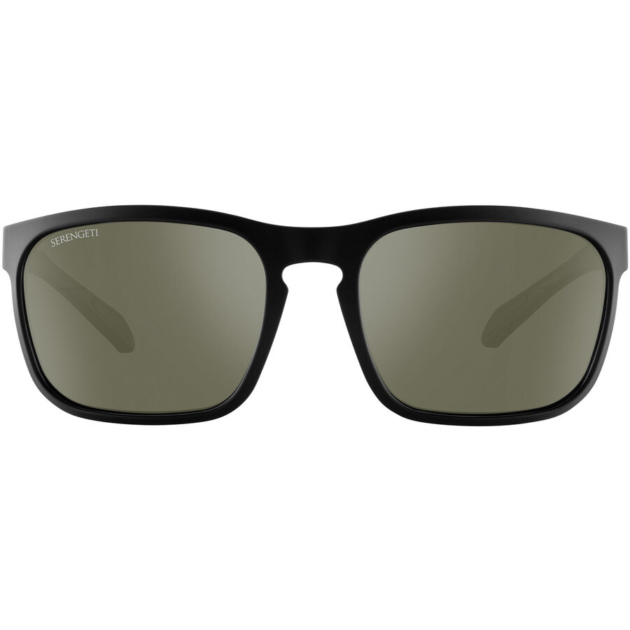 CARSON, Matte Black-Mineral Polarized 555nm Silver Cat 3 to 3, hi-res